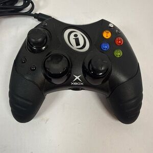 Powerpad Pro BLACK ORIGINAL XBOX Controller Original Wired Game TESTED